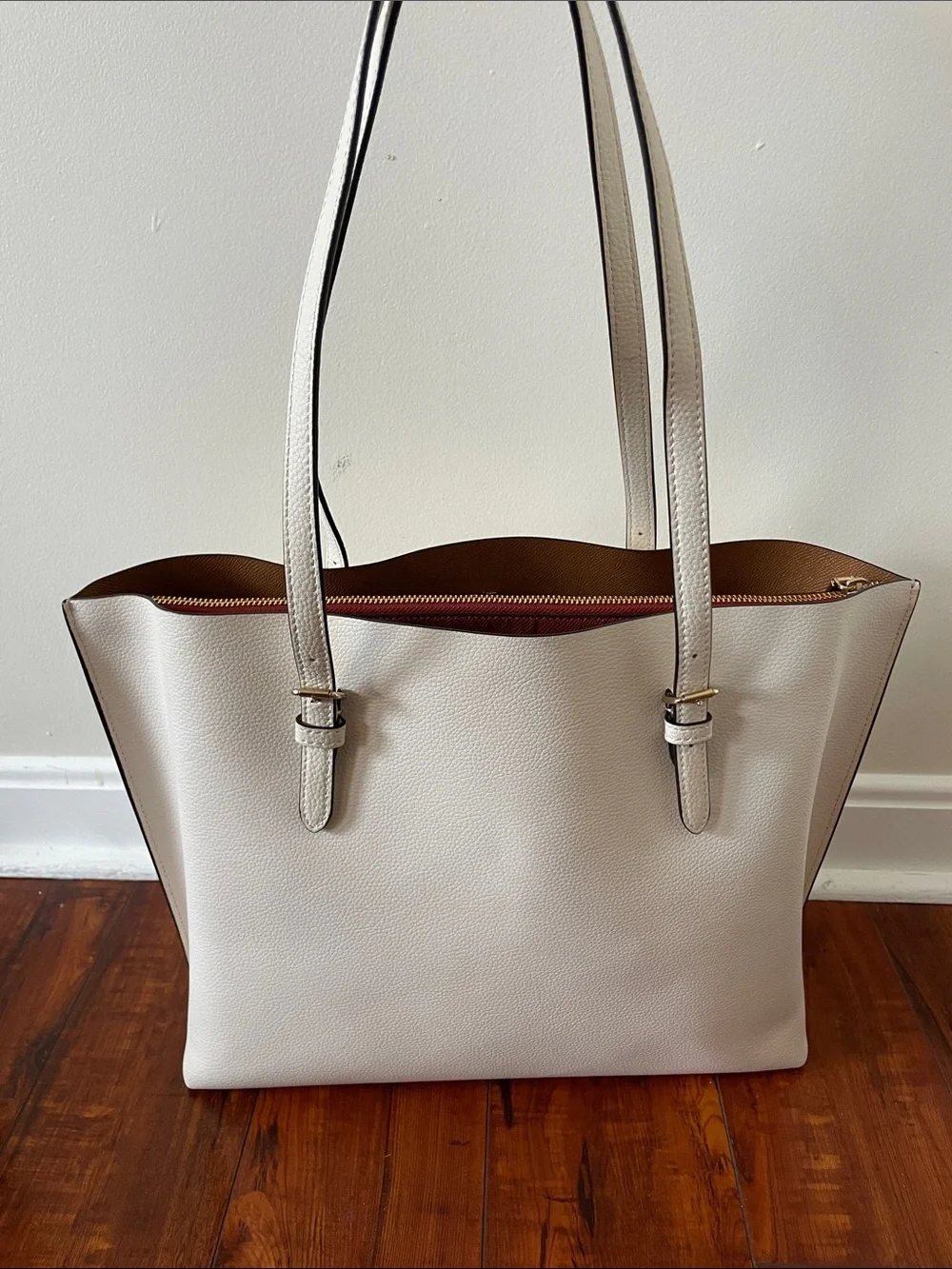 Coach Molly Large Pebbled Leather Tote